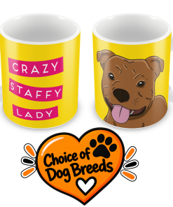 Crazy Dog Lady Caricature Photo Mug