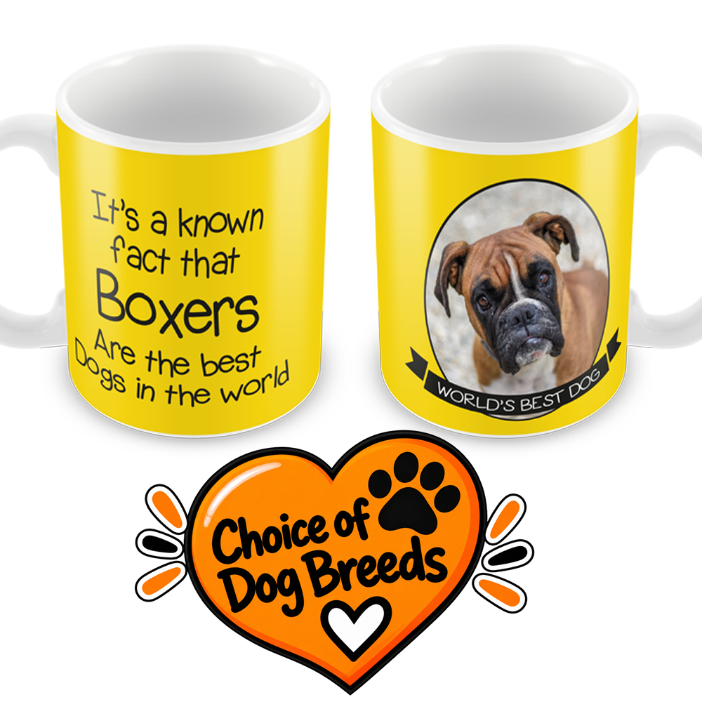 The Best Dogs In The World & It's a Known Fact Personalised Photo Mug